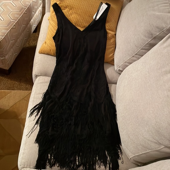 BABEYOND Small Roaming 20’s Flapper Dress ( Black). - Picture 13 of 14